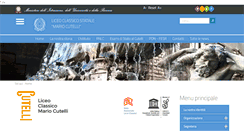 Desktop Screenshot of liceocutelli.it